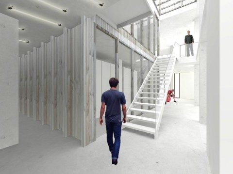  FIRST PRIZE - Fire station Antwerp (B) 